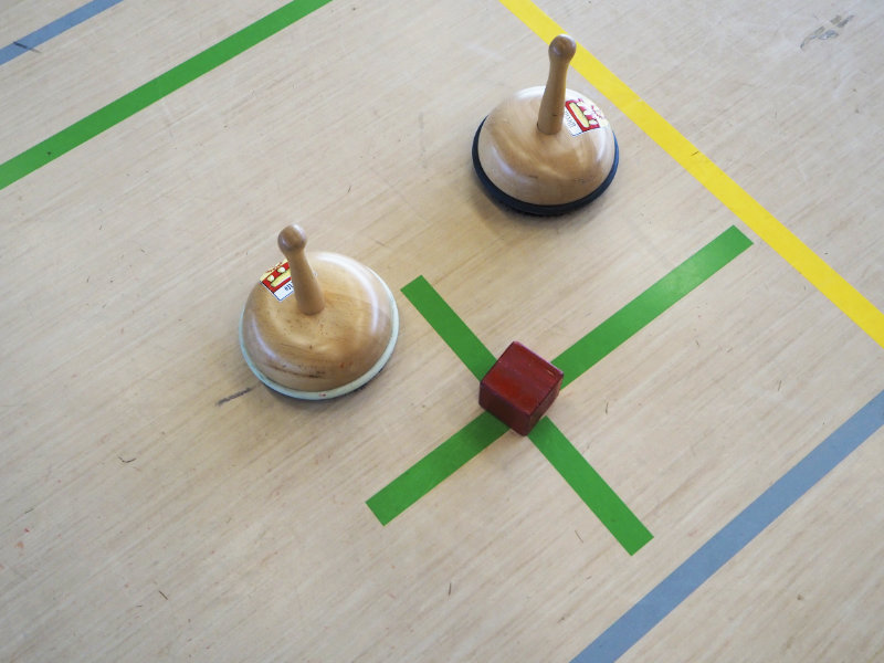Spielfeld beim Bosseln
