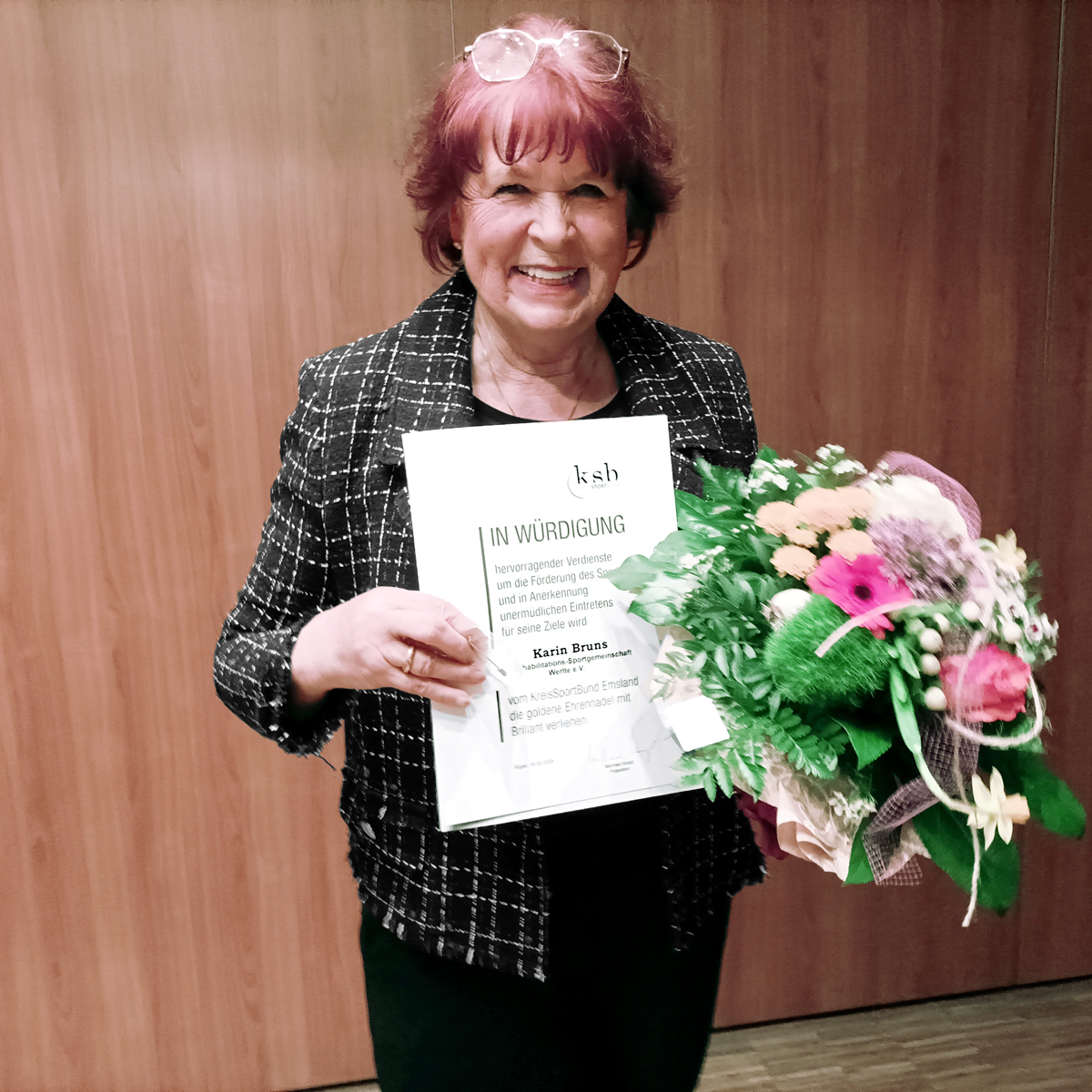 bisherige Vorsitzende Karin Bruns